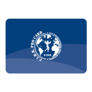 CIBB PRO CARD. Tessera della Federazione. Palestra CiBB Torino.