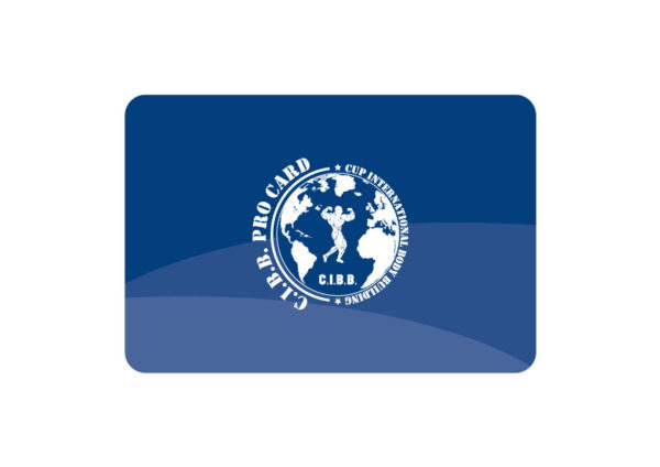 CIBB PRO CARD. Tessera della Federazione. Palestra CiBB Torino.